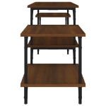 Mobile Porta TV Rovere Marrone 157x35x52 cm Legno Multistrato