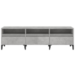 Mobile TV Grigio Cemento 150x30x44,5 cm Legno Multistrato