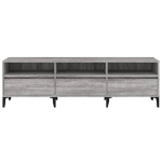 Mobile Porta TV Grigio Sonoma 150x30x44,5 cm Legno Multistrato