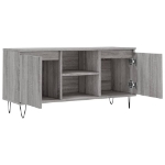 Mobile Porta TV Grigio Sonoma 104x35x50 cm in Legno Multistrato