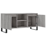 Mobile Porta TV Grigio Sonoma 104x35x50 cm in Legno Multistrato