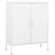 Armadietto Bianco 80x35x101,5 cm in Acciaio