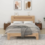 Comodini 2 pz Rovere Marrone 50x39x47 cm