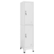 Armadietto a Chiave a 2 Scomparti 38x45x180 cm