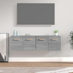 Mobili Parete 2 pz Grigio Sonoma 60x36,5x35cm Legno Multistrato