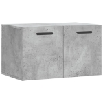 Mobile a Parete Grigio Cemento 60x36,5x35 cm Legno Multistrato