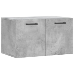 Mobile a Parete Grigio Cemento 60x36,5x35 cm Legno Multistrato