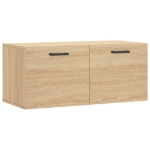 Mobile a Parete Rovere Sonoma 80x36,5x35 cm Legno Multistrato