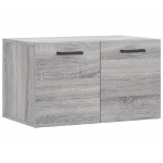 Mobile a Parete Grigio Sonoma 60x36,5x35cm in Legno Multistrato