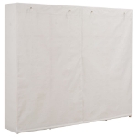 Armadio Bianco 200x40x170 cm in Tessuto