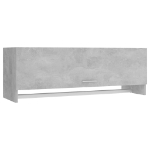 Armadio Grigio Cemento 100x32,5x35 cm in Truciolato