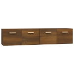 Mobili Parete 2 pz Rovere Marrone 80x35x36,5 cm in Multistrato