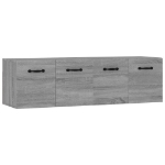 Mobili Parete 2 pz Grigio Sonoma 80x35x36,5cm Legno Multistrato