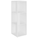 Armadio Angolare Bianco 33x33x100 cm in Truciolato