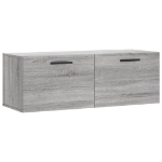 Mobile a Parete Grigio Sonoma 100x36,5x35 cm Legno Multistrato