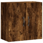 Armadietto a Muro Rovere Fumo 60x31x60 cm in Legno Multistrato