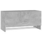 Armadio Grigio Cemento 70x32,5x35 cm in Truciolato