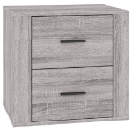 Comodino Grigio Sonoma 50x39x47 cm