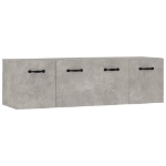 Mobili Parete 2 pz Grigio Cemento 80x35x36,5 cm in Multistrato