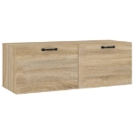 Mobile Pensile Rovere Sonoma 100x36,5x35 cm Legno Multistrato