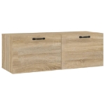 Mobile Pensile Rovere Sonoma 100x36,5x35 cm Legno Multistrato