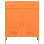 Armadietto Arancione 80x35x101,5 cm in Acciaio