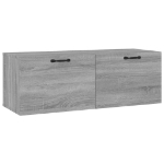 Mobile Pensile Grigio Sonoma 100x36,5x35 cm Legno Multistrato