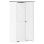 Armadio BODO 101x52x176,5 cm in Legno Massello di Pino Bianco