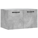 Mobile a Parete Grigio Cemento 60x36,5x35 cm Legno Multistrato