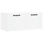 Mobile a Parete Bianco 80x36,5x35 cm in Legno Multistrato