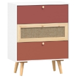 Credenza con Cassetti 60x30x75 cm in Legno Multistrato