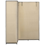 Armadio Angolare Crema 130x87x169 cm