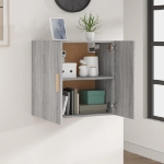 Mobile Pensile Grigio Sonoma 60x30x60 cm Legno Multistrato