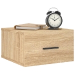 Comodini a Muro 2 pz Rovere Sonoma 35x35x20 cm