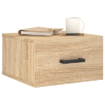 Comodini a Muro 2 pz Rovere Sonoma 35x35x20 cm