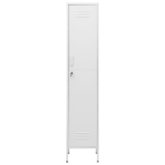 Armadio Bianco 35x46x180 cm in Acciaio