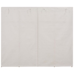 Armadio Bianco 200x40x170 cm in Tessuto