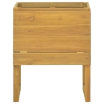 Mobile da Bagno 60x45x75 cm in Legno Massello di Teak