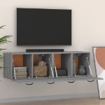 Mobili Parete 2 pz Grigio Sonoma 80x35x36,5cm Legno Multistrato