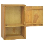 Mobile da Bagno a Parete 45x30x70 cm in Legno Massello di Teak