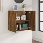 Mobile Pensile Rovere Fumo 60x30x60 cm Legno Multistrato