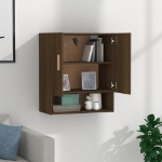 Mobile Pensile Rovere Marrone 60x31x70 cmi in Legno Multistrato