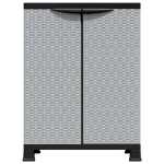 Armadietto in Plastica 68x39x92 cm Design Rattan