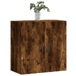 Armadietto a Muro Rovere Fumo 60x31x60 cm in Legno Multistrato