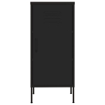 Armadietto Nero 42,5x35x101,5 cm in Acciaio
