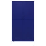 Armadio Blu Marino 90x50x180 cm in Acciaio