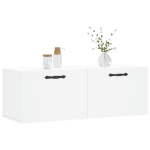 Mobile a Parete Bianco 100x36,5x35 cm in Legno Multistrato