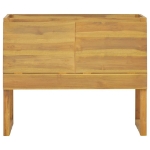 Mobile da Bagno 90x45x75 cm in Legno Massello di Teak