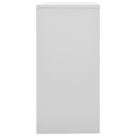 Armadietto a Chiave Grigio Chiaro e Verde 90x45x92,5 cm Acciaio