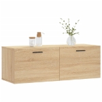 Mobile a Parete Rovere Sonoma 100x36,5x35 cm Legno Multistrato